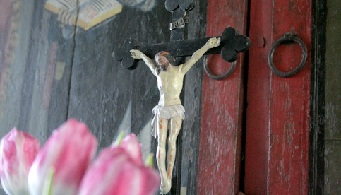Krucifix i St Nicolai kyrka i Arboga
